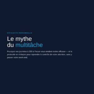 PACT #01 — Protocole contre le multitâche, couverture de la fiche pratique
